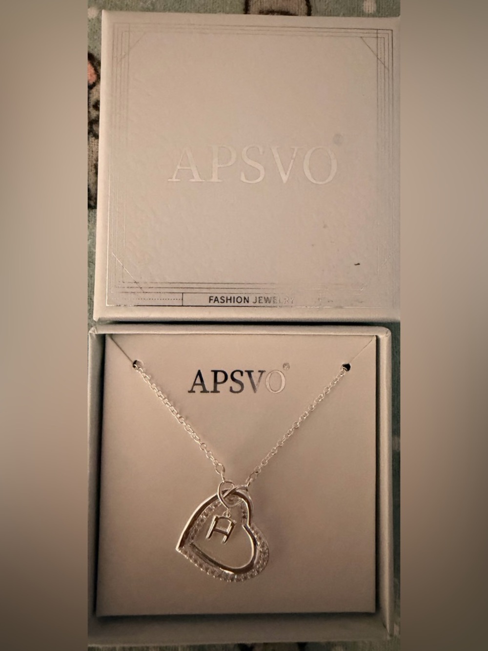 Silver Heart Pendant Necklace - Women Jewelry, Silver